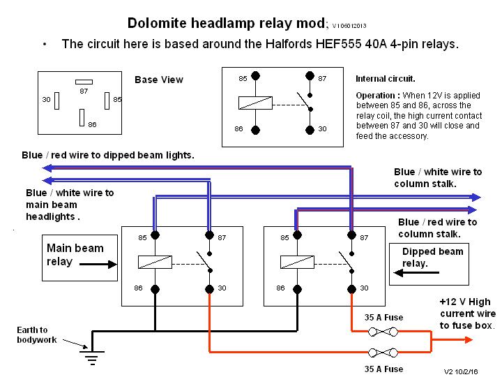 Dolomite headlamp relay mod 12.jpg
