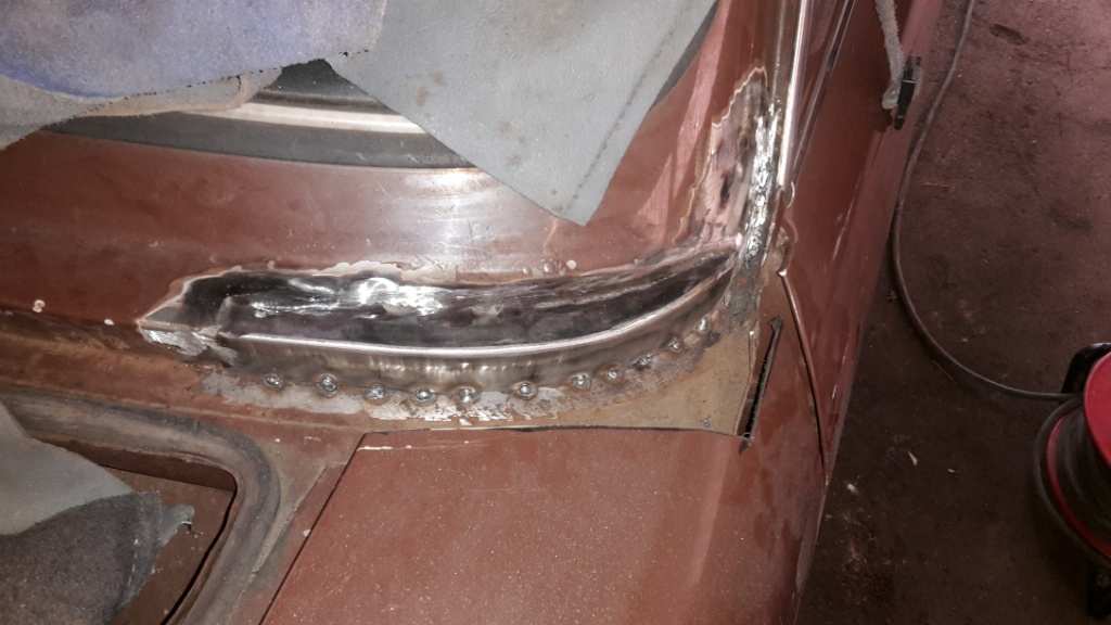 Welded and ground smooth