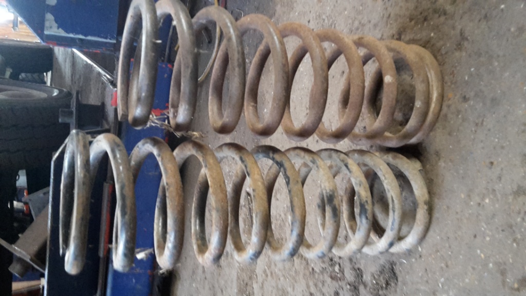 Standard and lowered rear springs