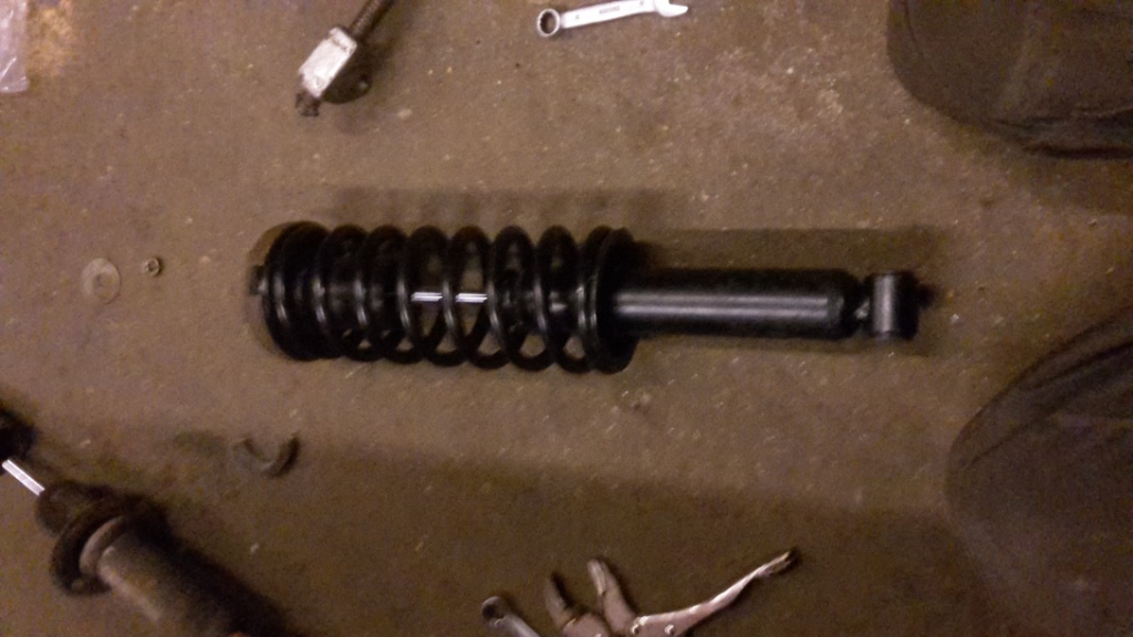 New shock and spring