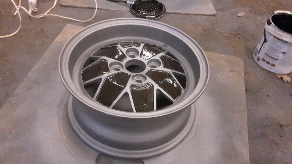 One wheel done