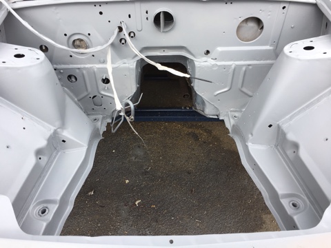 Rust treated and etch primed ready for paint.