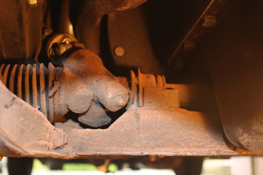 Engine seems clear of steering rack