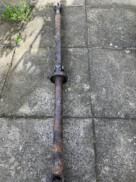 Prop shaft sent off to be refurbished and balanced