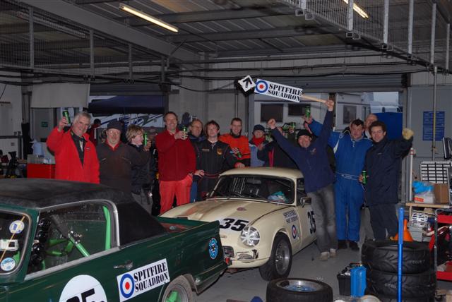 The Spitfire Squadron celebrate after the 2008 Birkett