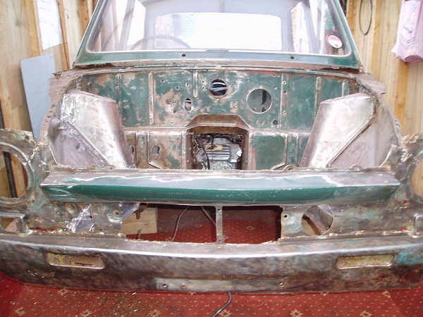 View from the front