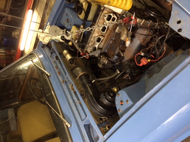 Mounted the winch