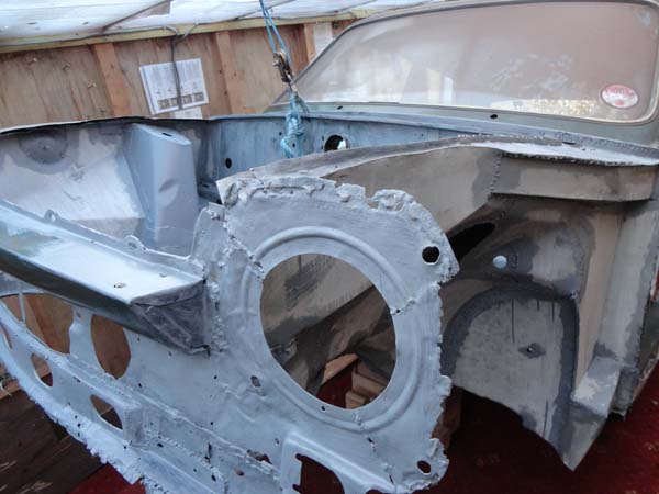 N/S corner view with light coat of zinc plate, still plenty to do!