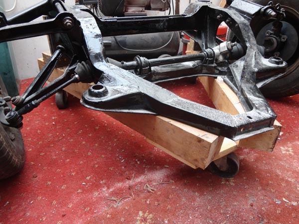 'A' frame with subframe on the top.