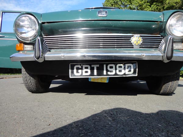 Car when I first bought it showing gaps between bonnet and box section