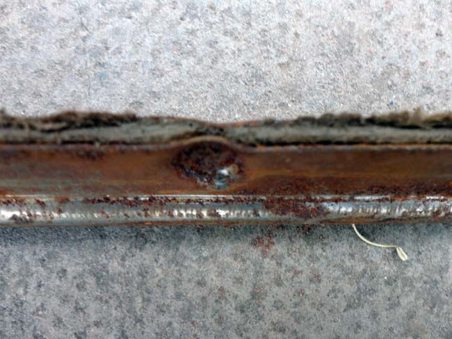 Another view of the spot-weld