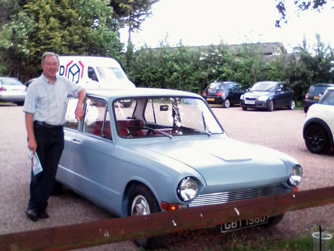 Me and Gilbert at the first run-out after MOT pass.