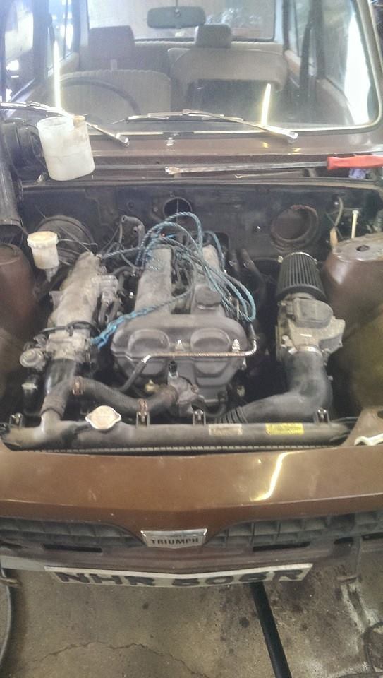 this is just the mock up of the engine bay. pic just to give you an idea of how it looks.