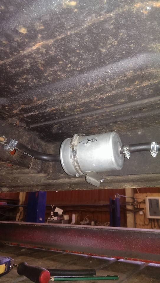 fuel filter fitted