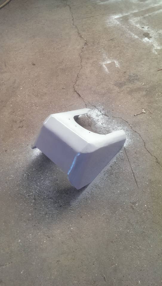 gearbox tunnel painted with primer