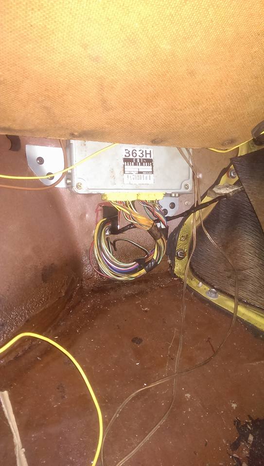 ecu fitted in place