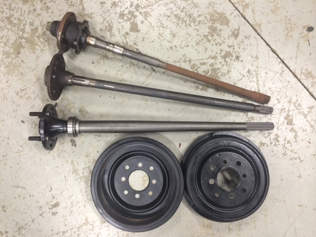 Sprint at top, Ford middle and 3J at bottom, along with modified Ford drums.