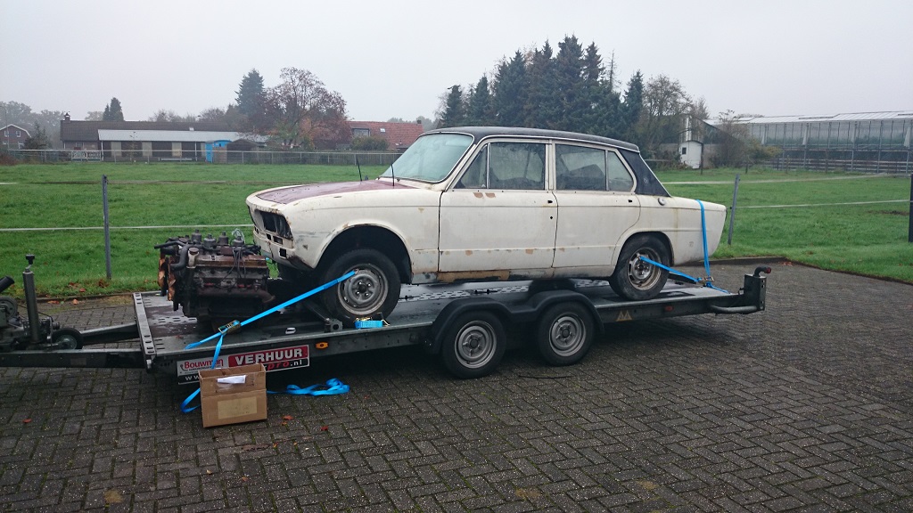 On the trailer