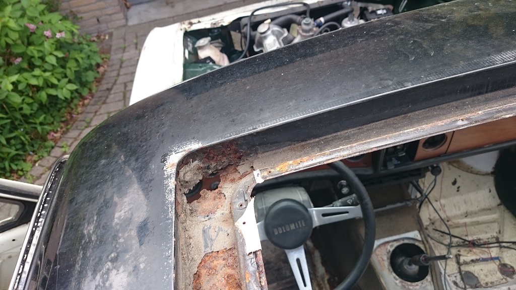 rotten and leaking roof