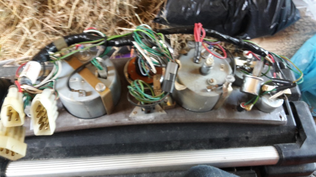 Back of instrument panel